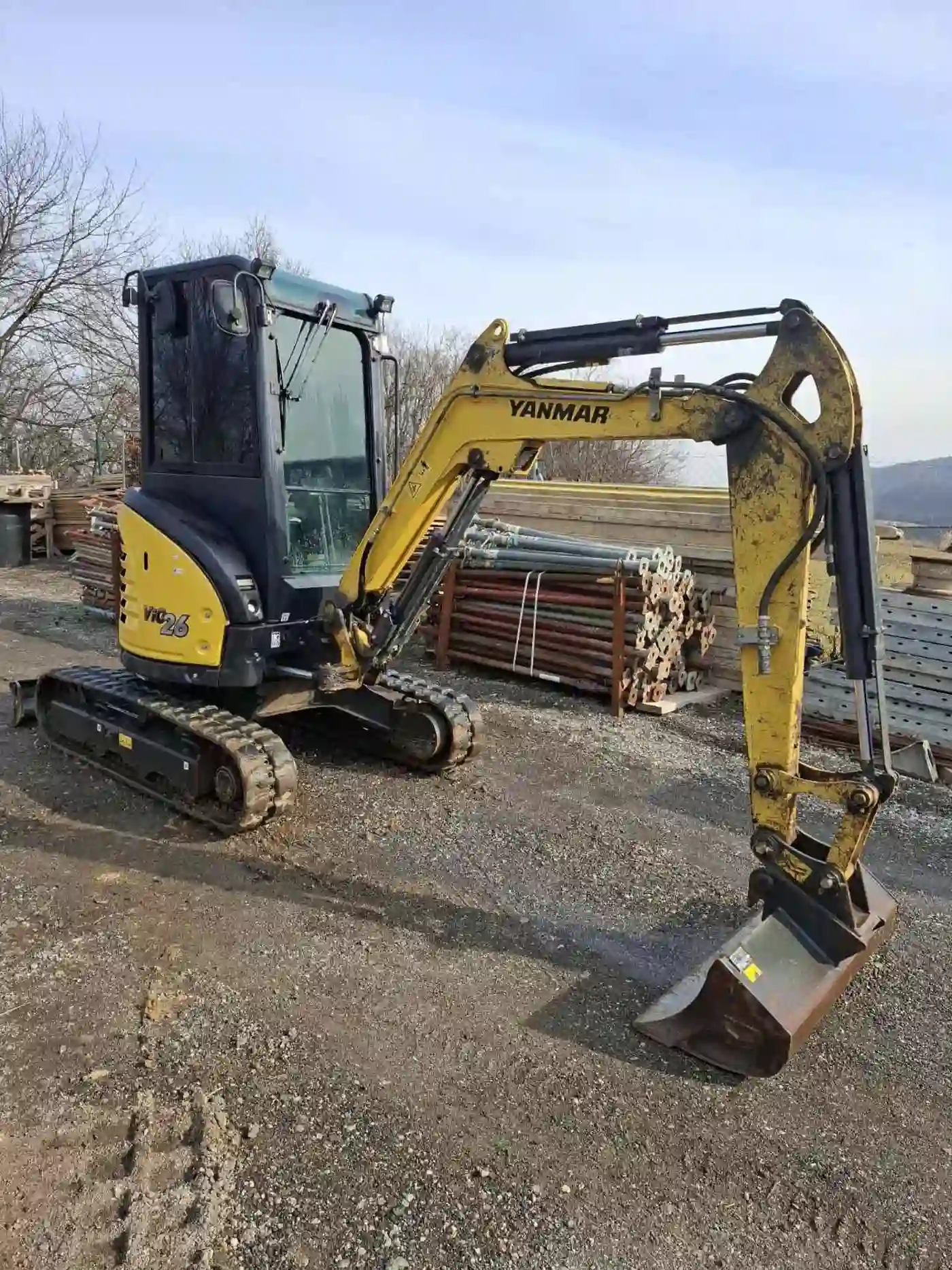 Minibager Yanmar VIO26 na stavbe v Košiciach a okolí